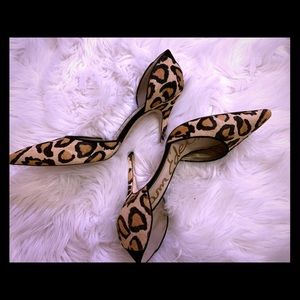 Sam Edelman D’orsay Leopard Heels